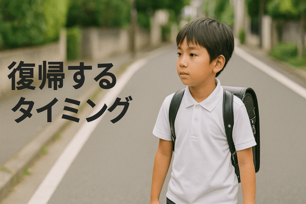 不登校　復帰　タイミング