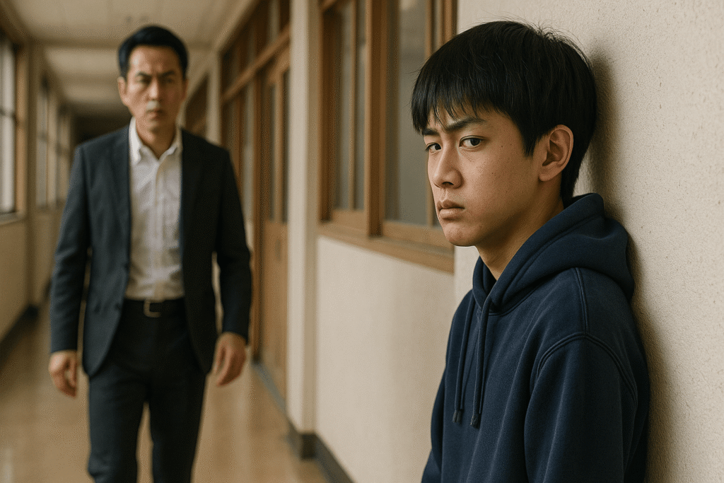 先生が怖い不登校の中学生2