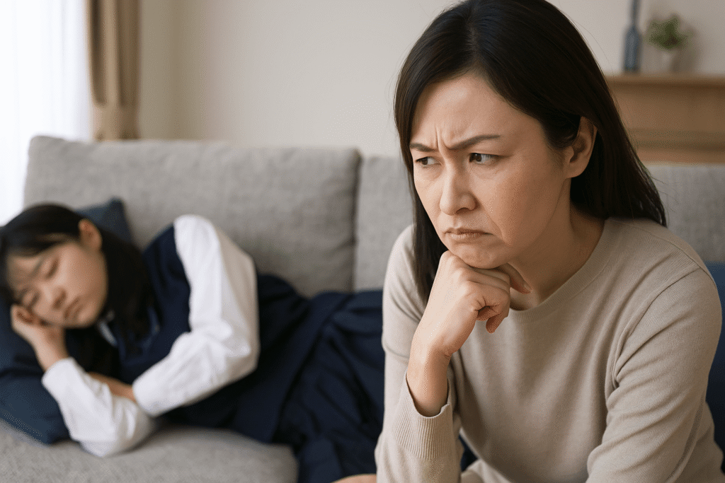 不登校 中学生 女子 イライラ