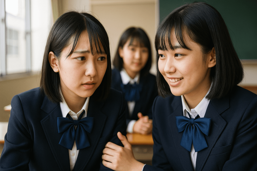 不登校 中学生 女子 イライラ2