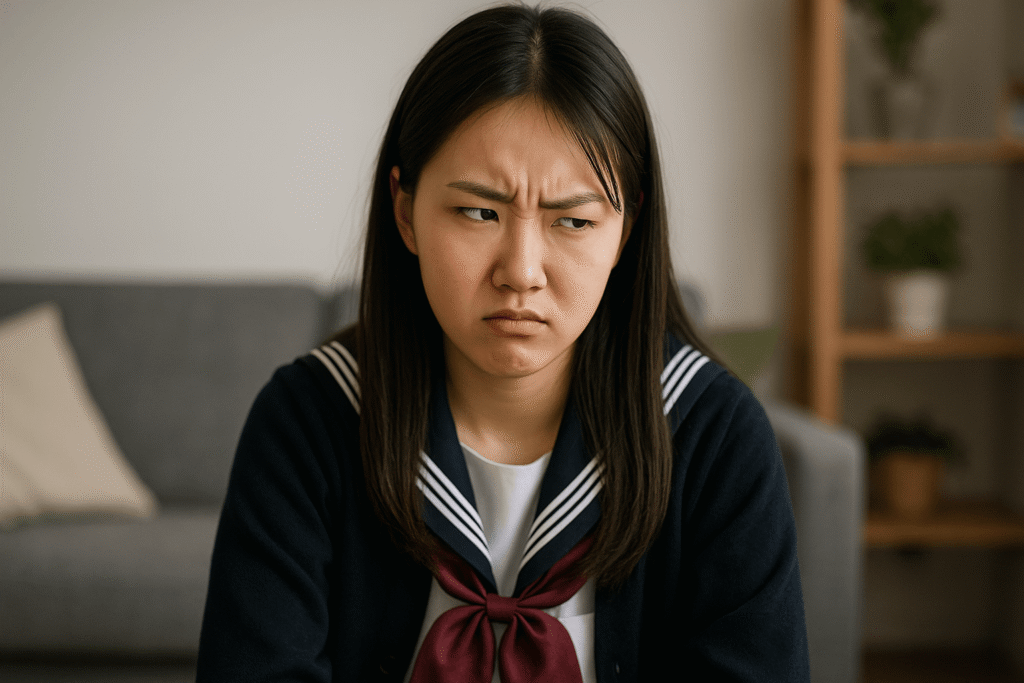 不登校 中学生 女子 イライラ3