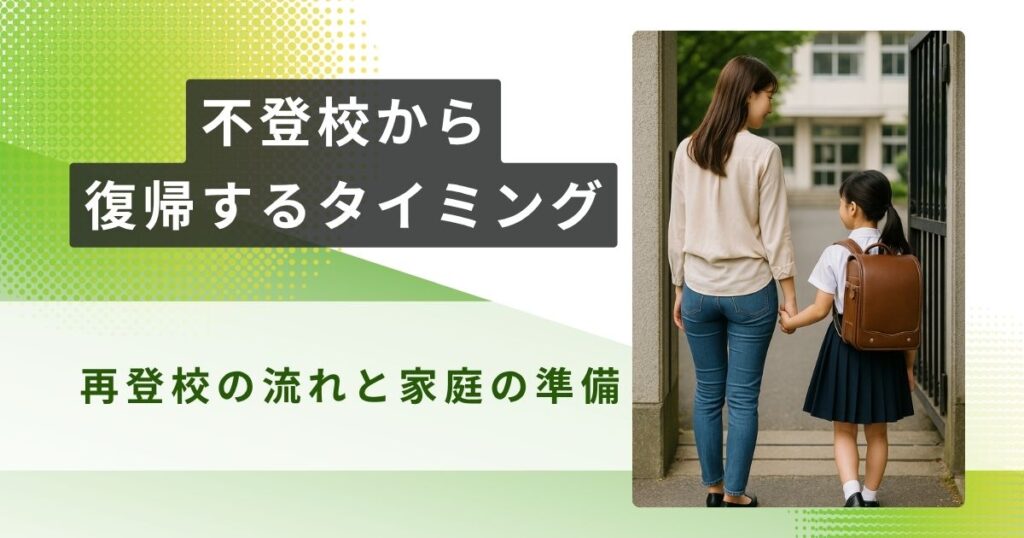 不登校　復帰　タイミング　アイキャッチ