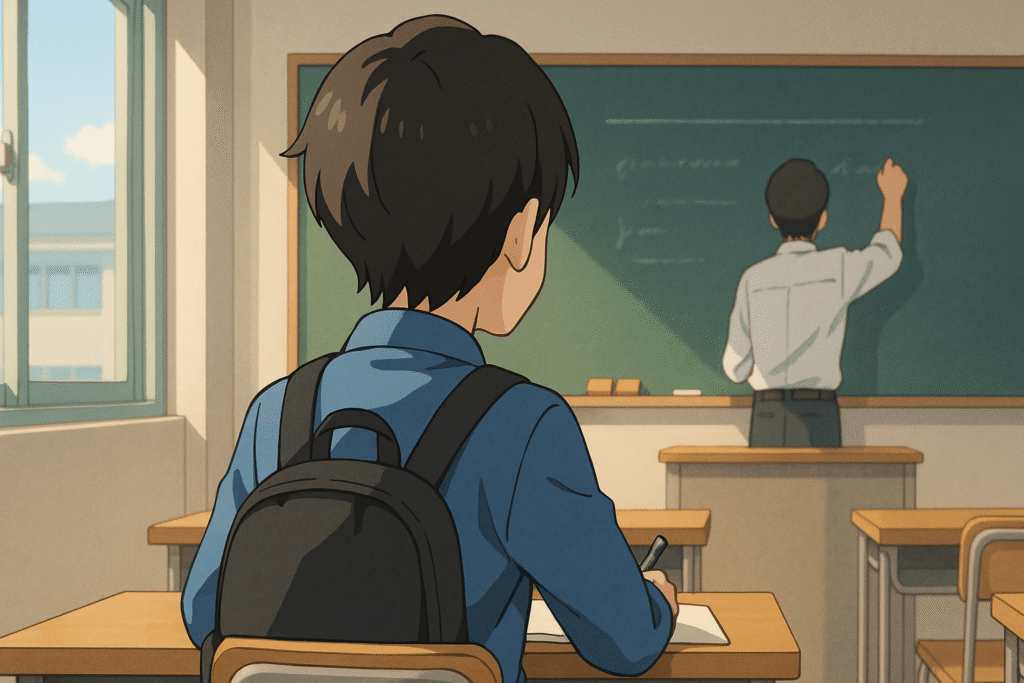 不登校 塾だけ行く2