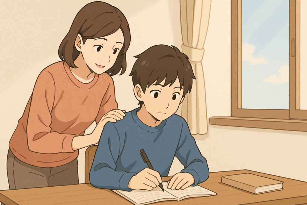 不登校　塾だけ行く5