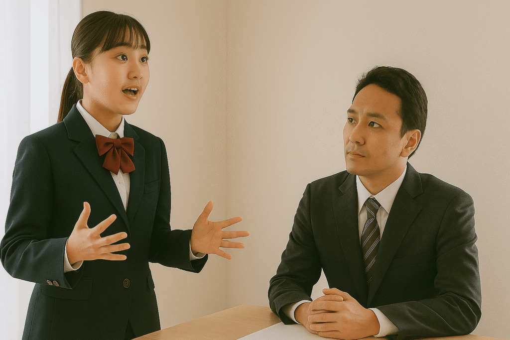 不登校 高校受験 面接7