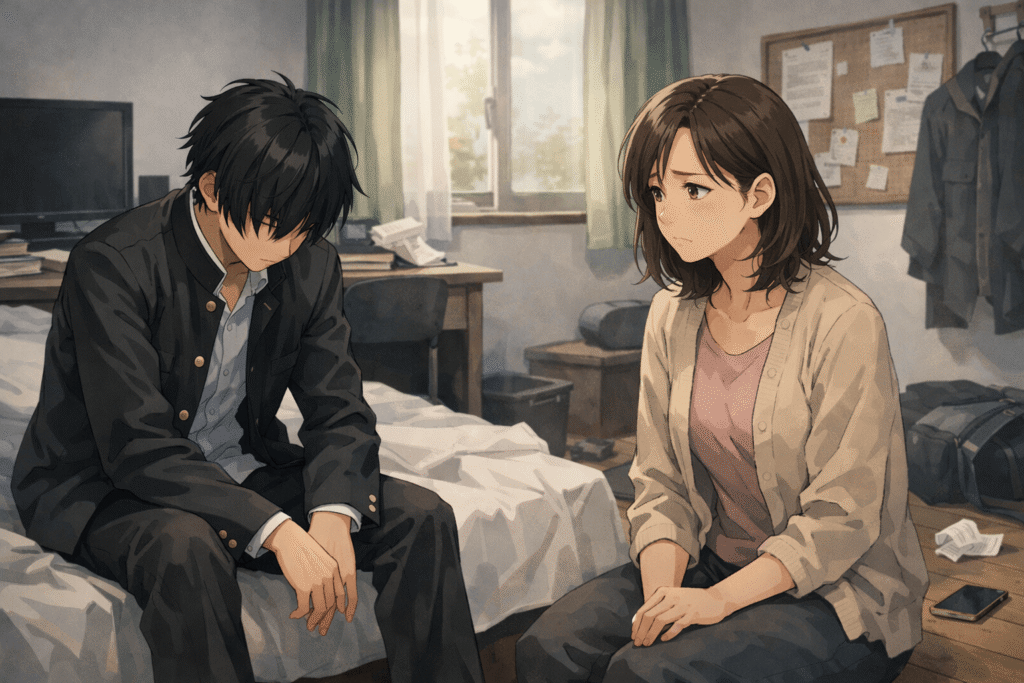 不登校　反抗期　高校生