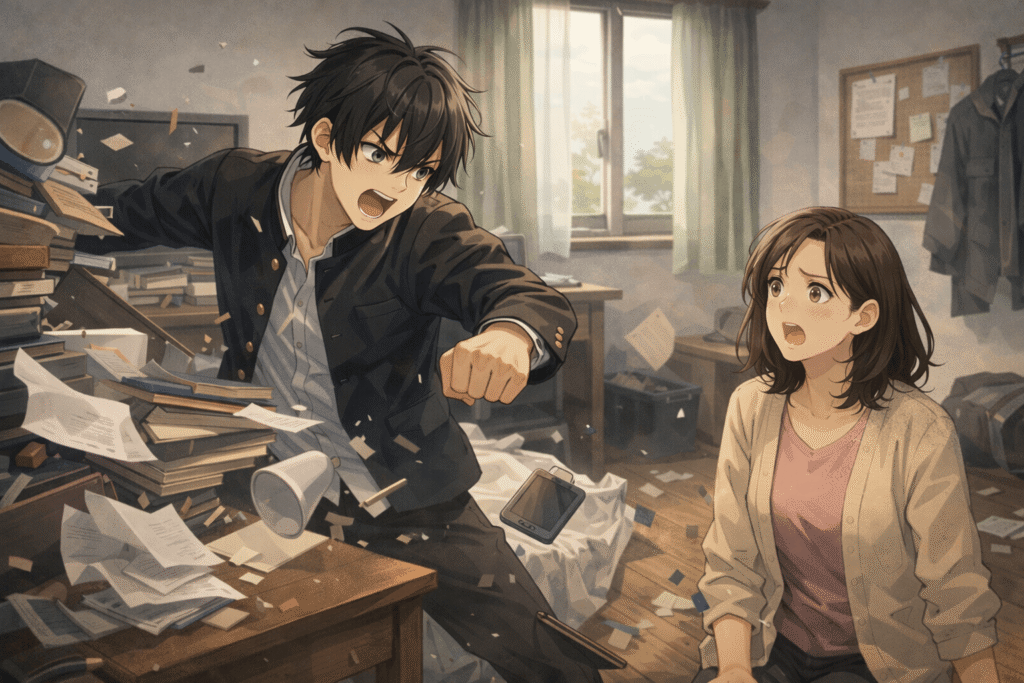 不登校　反抗期　高校生2