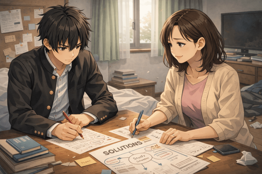 不登校　反抗期　高校生4