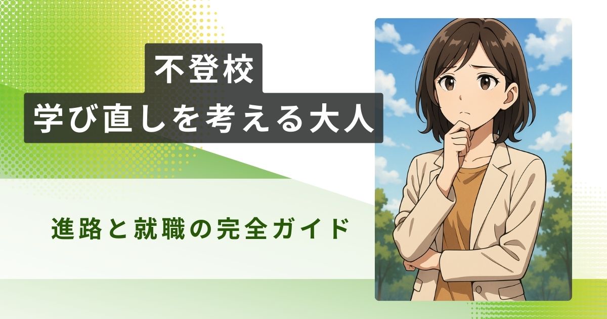 不登校 学び直し 大人アイキャッチ