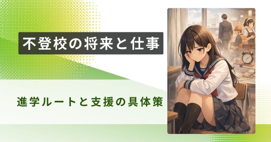 不登校 将来 仕事アイキャッチ