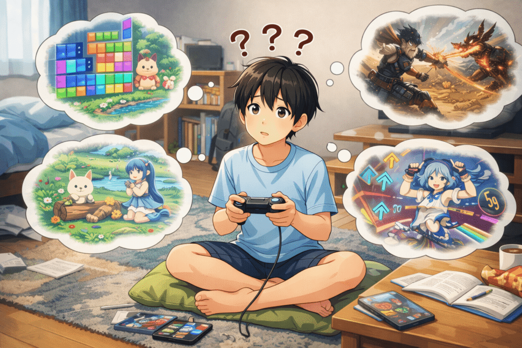 不登校 小学生 家での過ごし方 ゲーム3