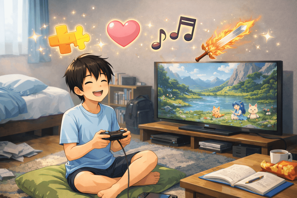 不登校 小学生 家での過ごし方 ゲーム4