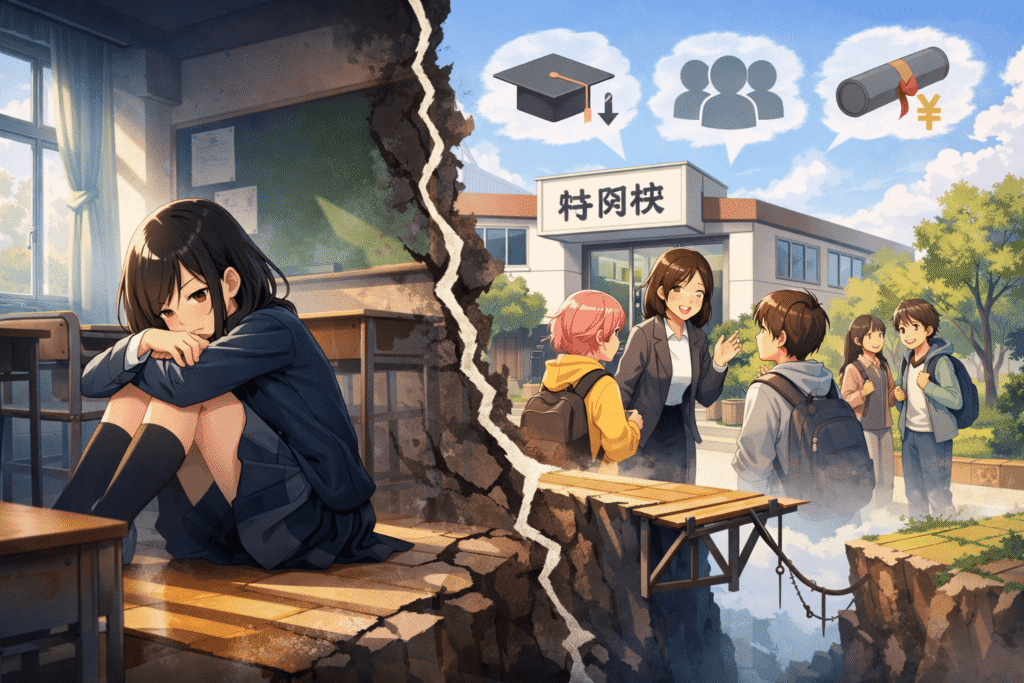 不登校特例校 デメリット