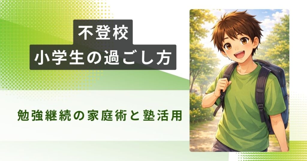 不登校 小学生 過ごし方アイキャッチ