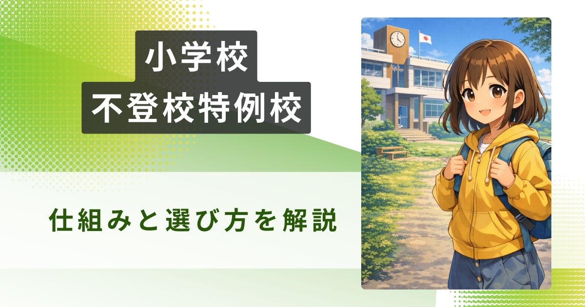 不登校特例校 小学校アイキャッチ