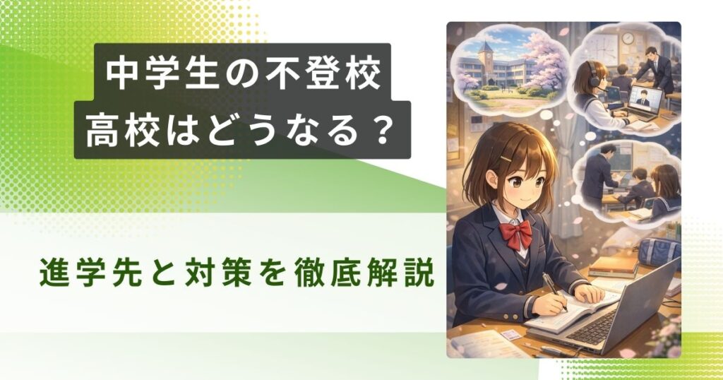 中学生 不登校 高校 どうなるアイキャッチ