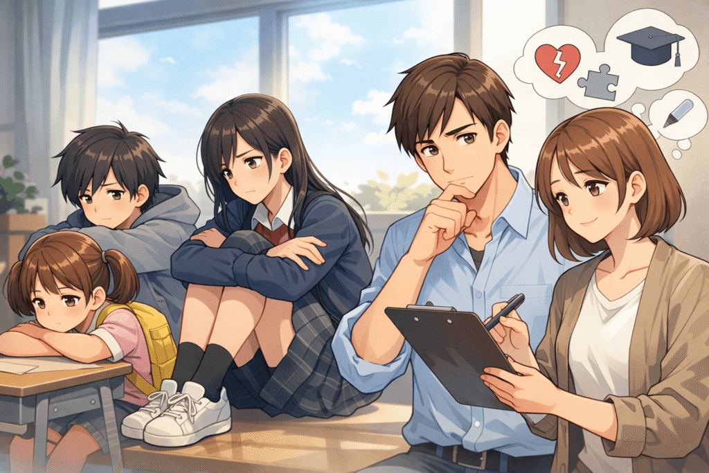 不登校だった人 特徴