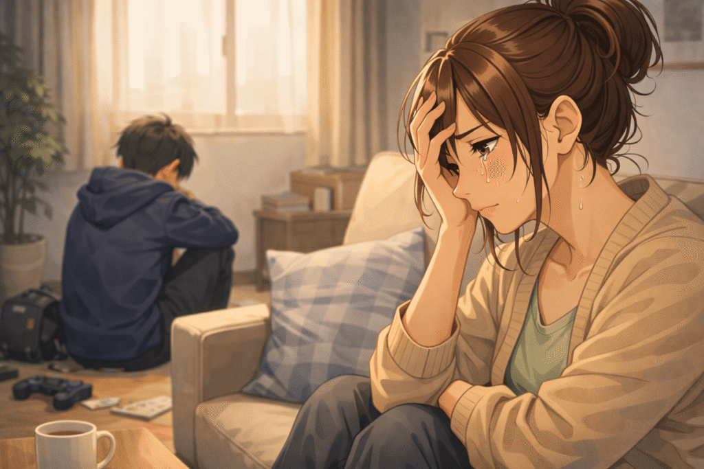 不登校 親 疲れた3