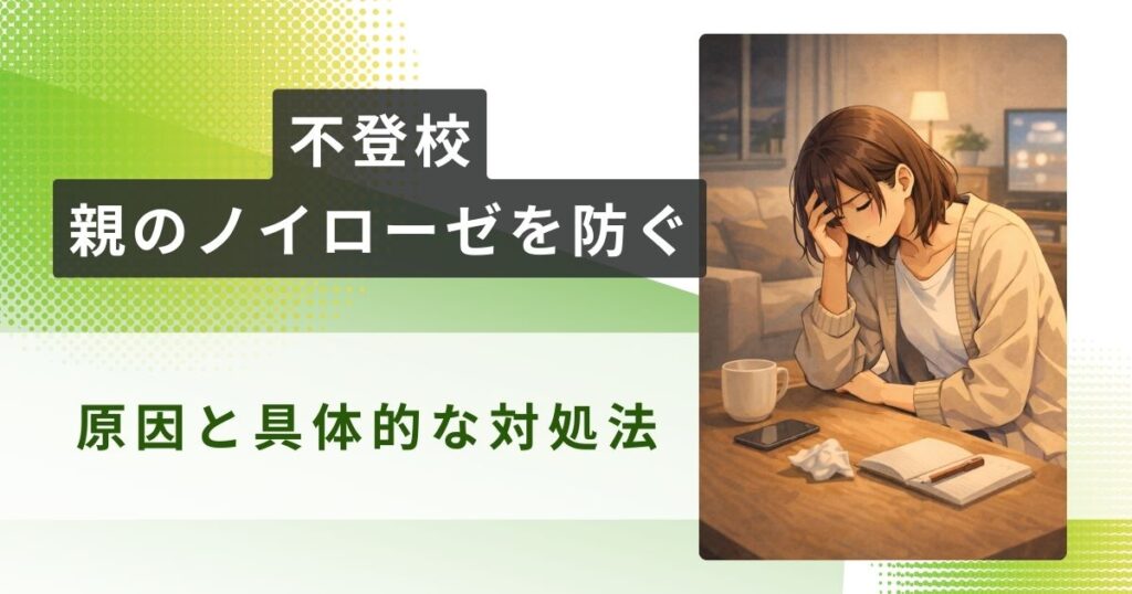 不登校 親 ノイローゼアイキャッチ
