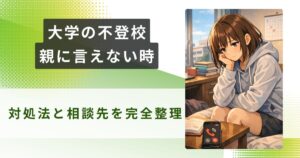 大学 不登校 親に言えないアイキャッチ