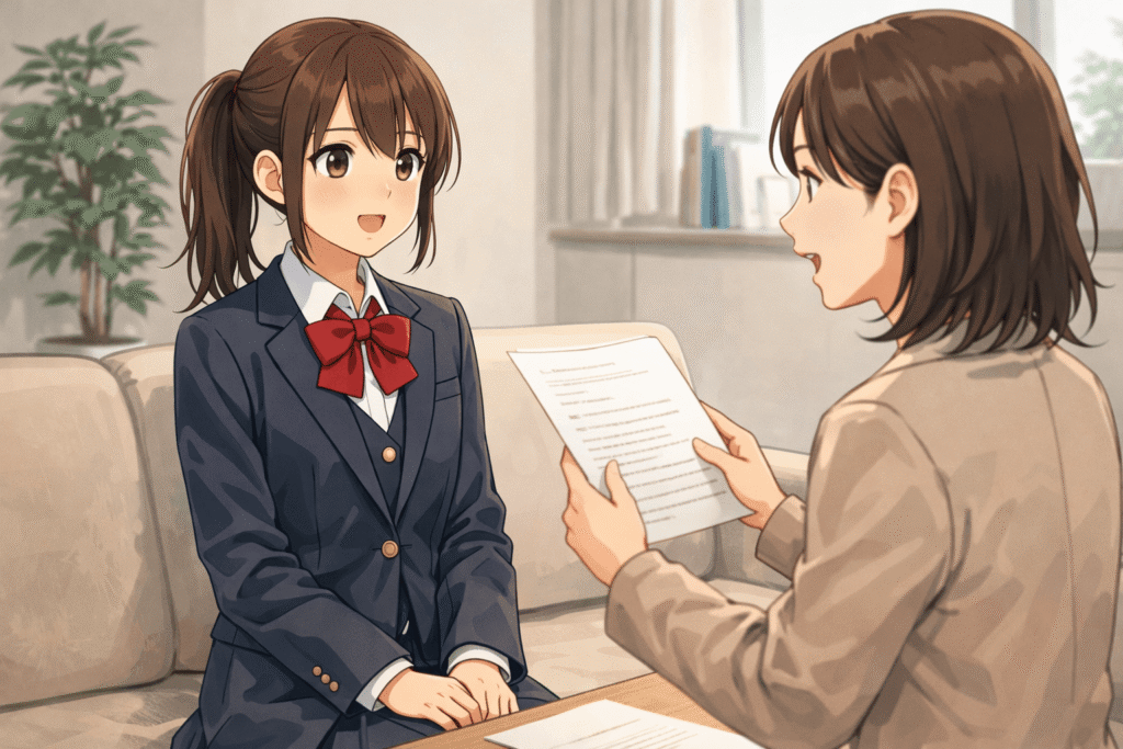 通信制高校 面接3