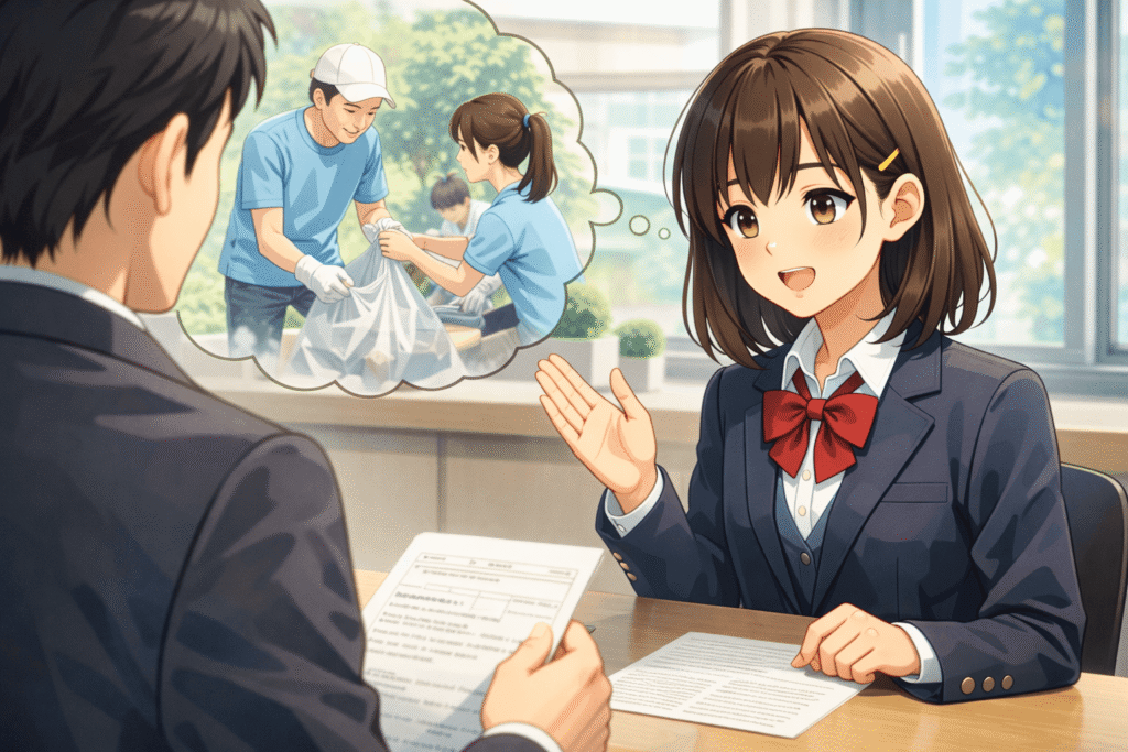 高校生 ボランティア証明書4