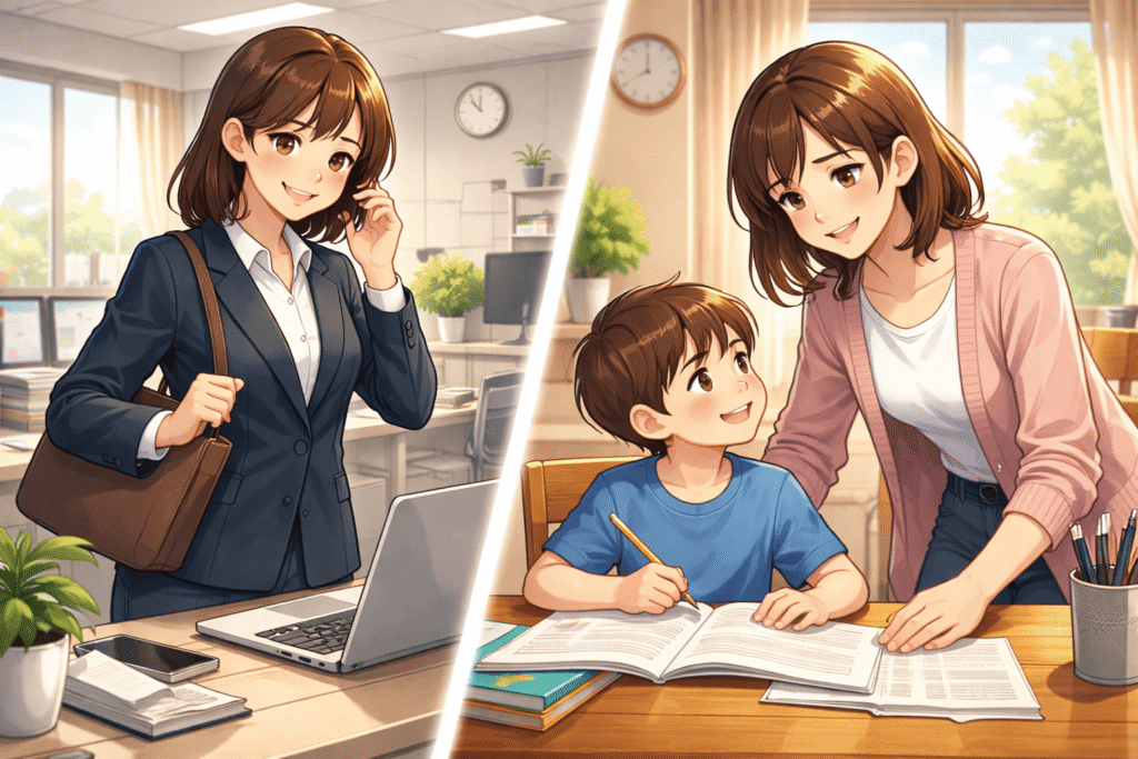 小学生 不登校 仕事 辞める3