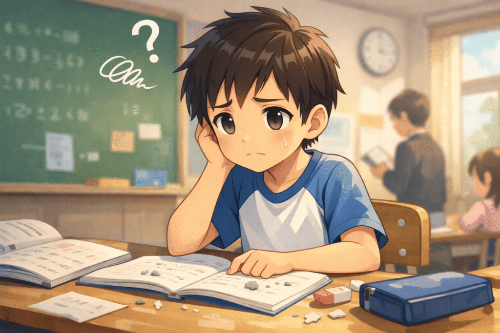 小学生 勉強 ついていけない