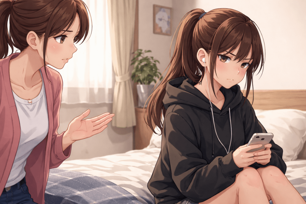 反抗期女子 特徴2