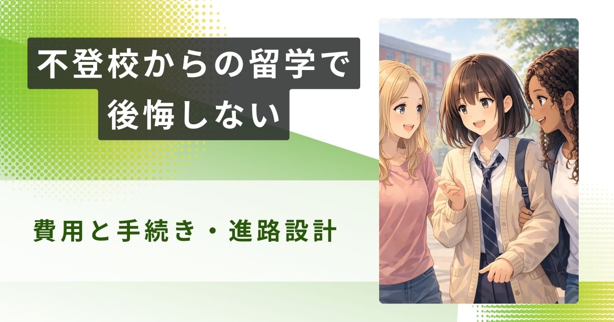 不登校 留学アイキャッチ