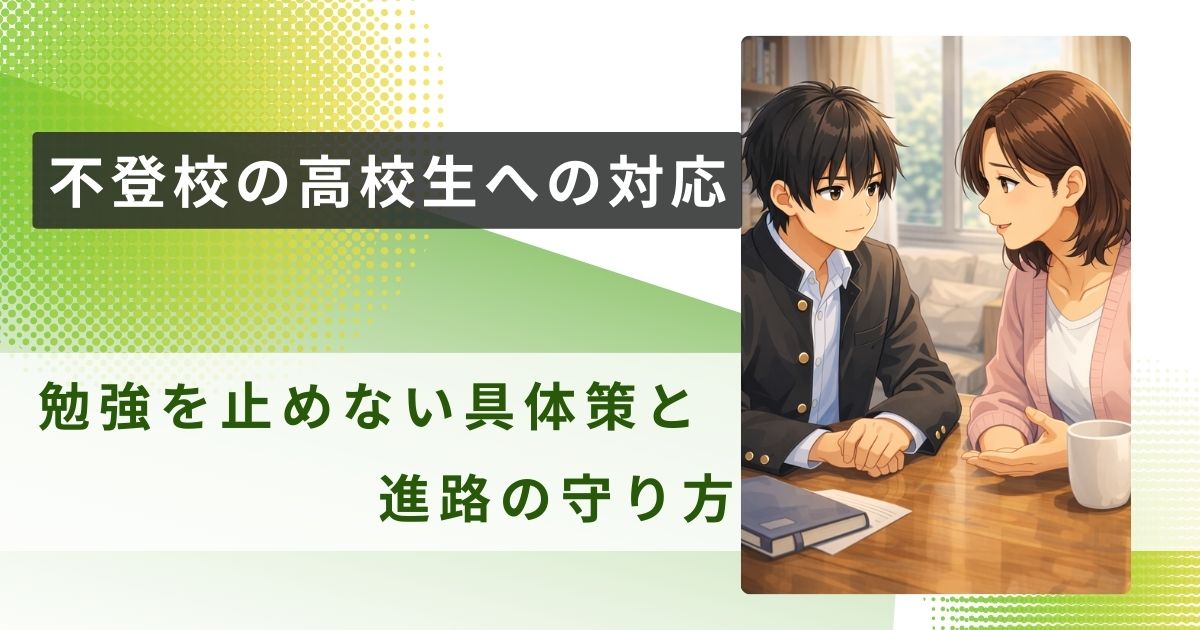 不登校 高校生 対応アイキャッチ