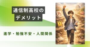 通信制高校 デメリットアイキャッチ