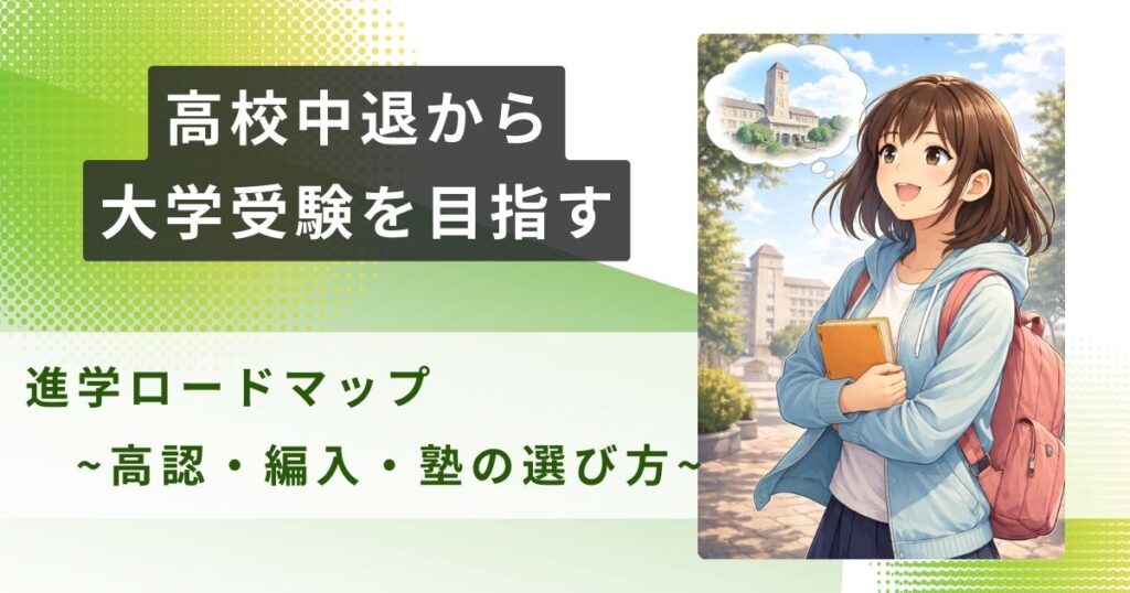 高校中退 大学受験アイキャッチ