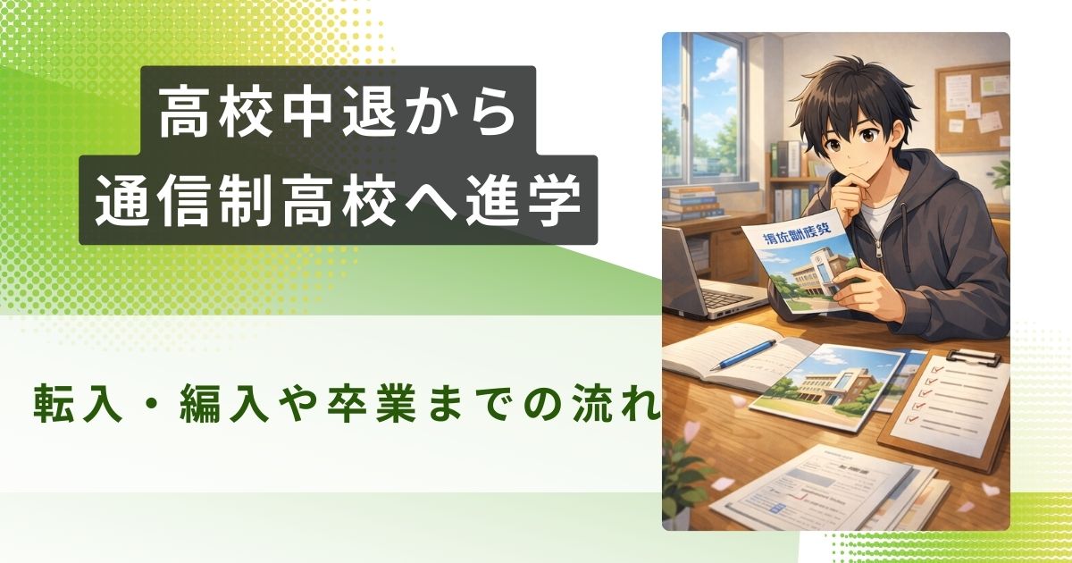 高校中退 通信制アイキャッチ